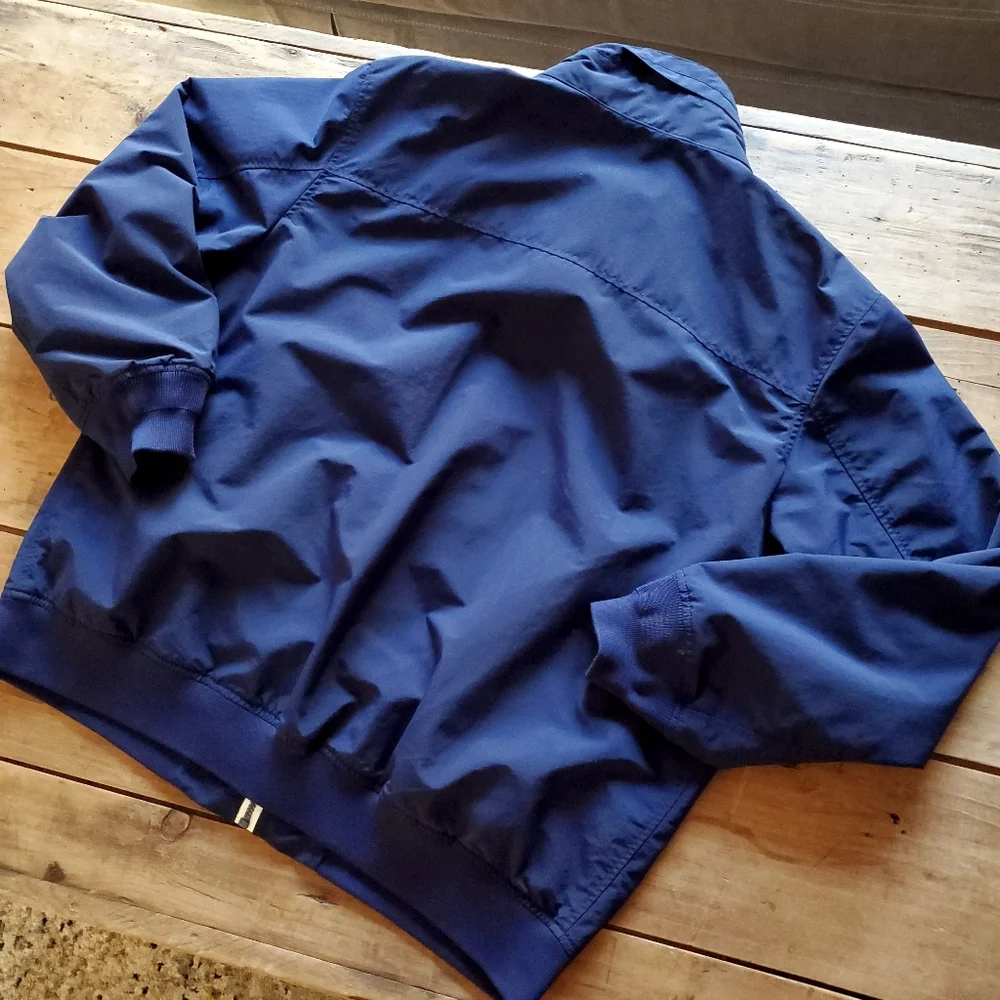 Lands End Men's Lightweight Jacket Blue Size Extra Large